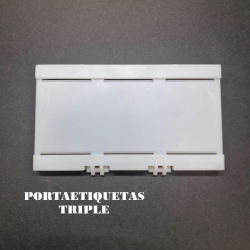 Portaetiquetas triple Argenta y Teide Blue | Fersumac