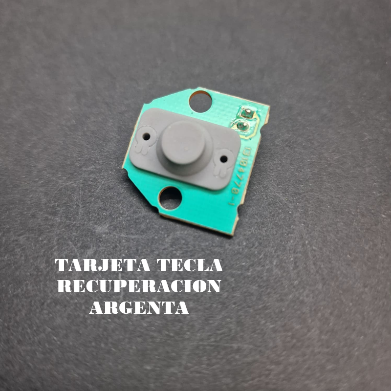 Tarjeta pulsador de recuperación Argenta, Teide Blue y Step | Fersumac