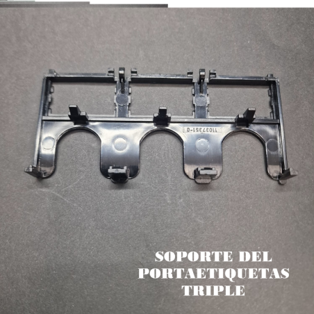 Soporte portaetiquetas triple, Azkoyen Argenta/Teide Blue | Fersumac