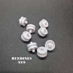 Ruedines de deslizamiento de correas para billetero NV9