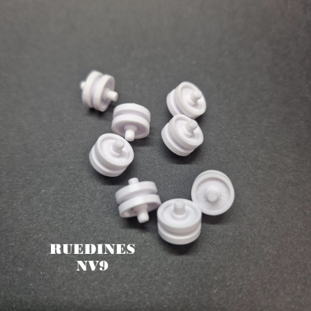 Ruedines de deslizamiento de correas para billetero NV9