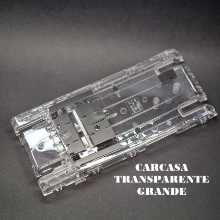 Carcasa inferior transparente (zona motores) para billetero NV9
