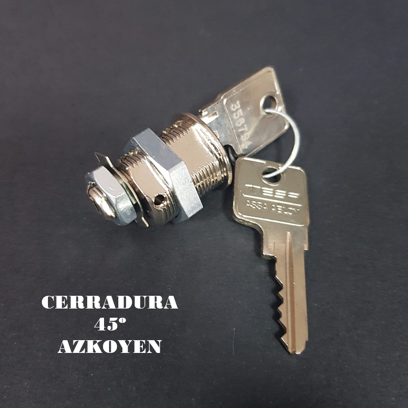 Cerradura de serreta 45º para máquinas Azkoyen | Fersumac