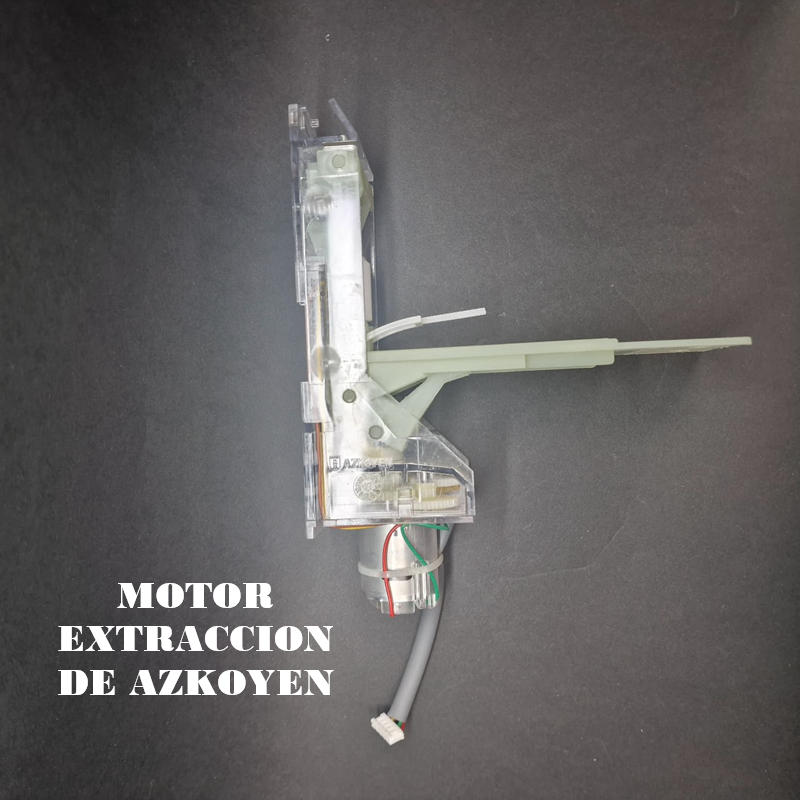 Motor de extracción Azkoyen pala larga | Repuesto con motor