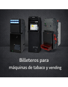 Billeteros para máquinas vending y tabaco | NV9, BT10 y BT11